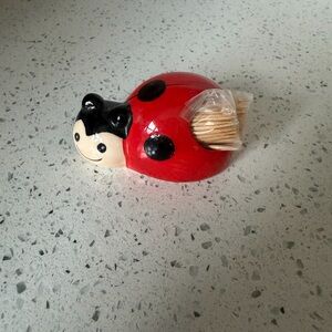 Ladybug Toothpick Holder